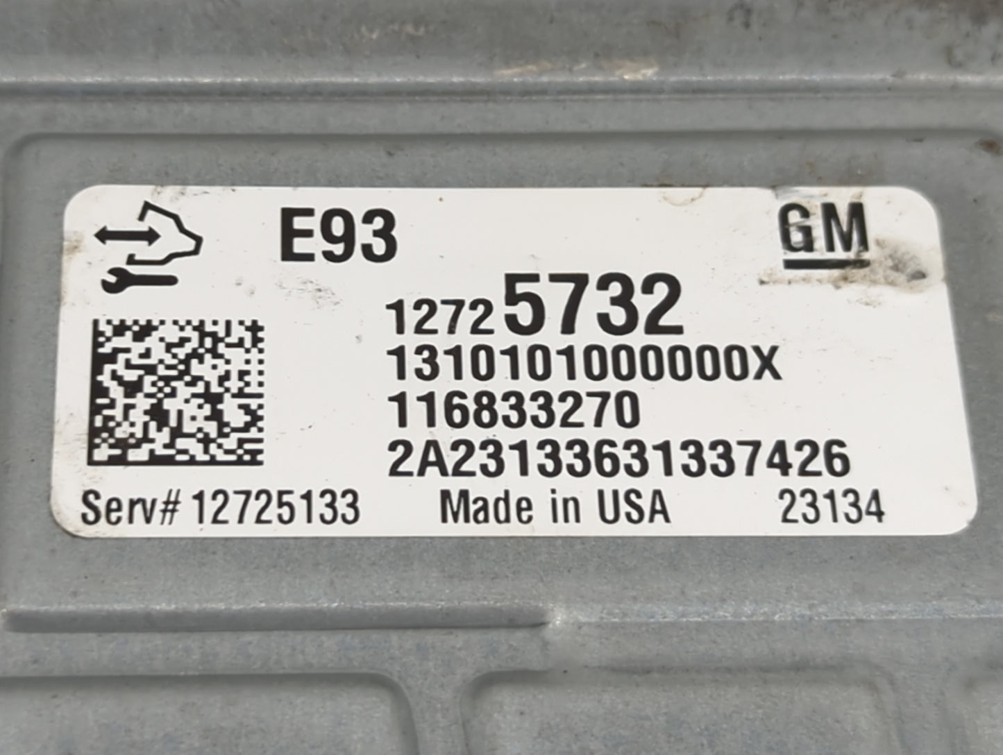 2021 Chevrolet Express 2500 PCM Engine Control Computer ECU ECM PCU OEM P/N:12725732 12725133 Fits Fits 2019 2020 2022 OEM U