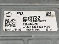 2021 Chevrolet Express 2500 PCM Engine Control Computer ECU ECM PCU OEM P/N:12725732 12725133 Fits Fits 2019 2020 2022 OEM U
