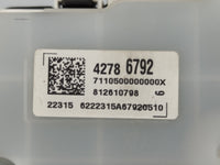 2023 Chevrolet Malibu Instrument Cluster Speedometer Gauges P/N:42786792 Fits OEM Used Auto Parts - Oemusedautoparts1.com