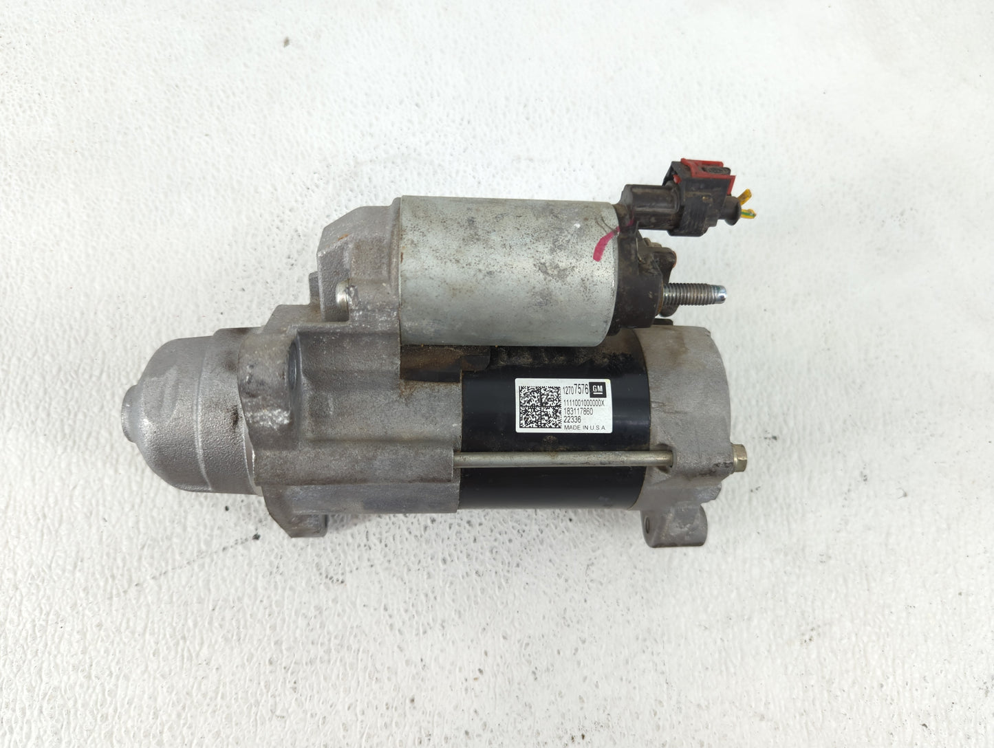 2017-2021 Chevrolet Malibu Car Starter Motor Solenoid OEM P/N:12707576 Fits Fits 2017 2018 2019 2020 2021 2022 OEM Used Auto