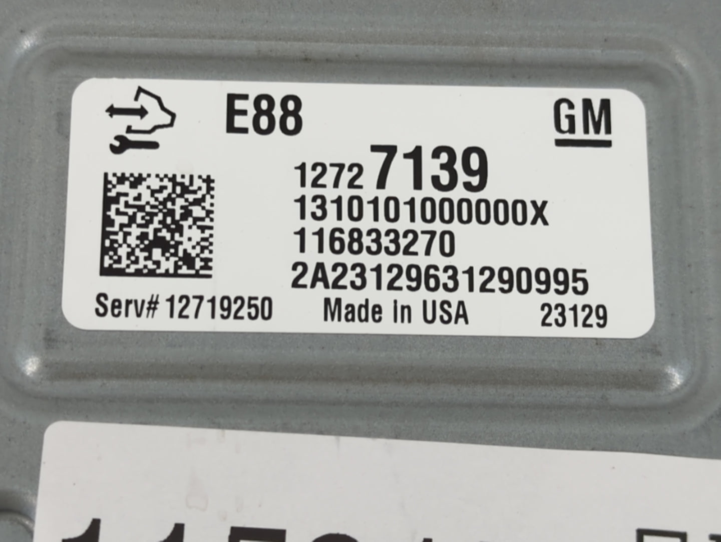 2020-2021 Chevrolet Malibu PCM Engine Control Computer ECU ECM PCU OEM P/N:12727139 12710152 Fits Fits 2020 2021 2022 OEM Us