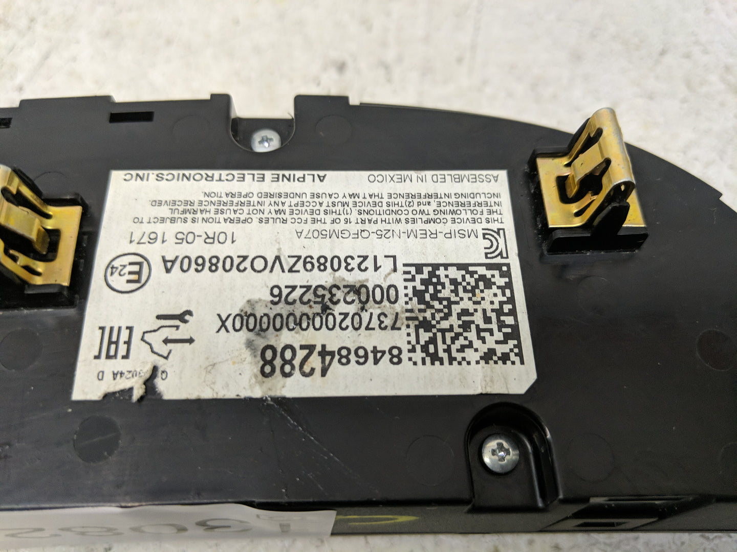 2018-2021 Chevrolet Malibu Climate Control Module Temperature AC/Heater Replacement P/N:000235226 84684288 Fits OEM Used Aut