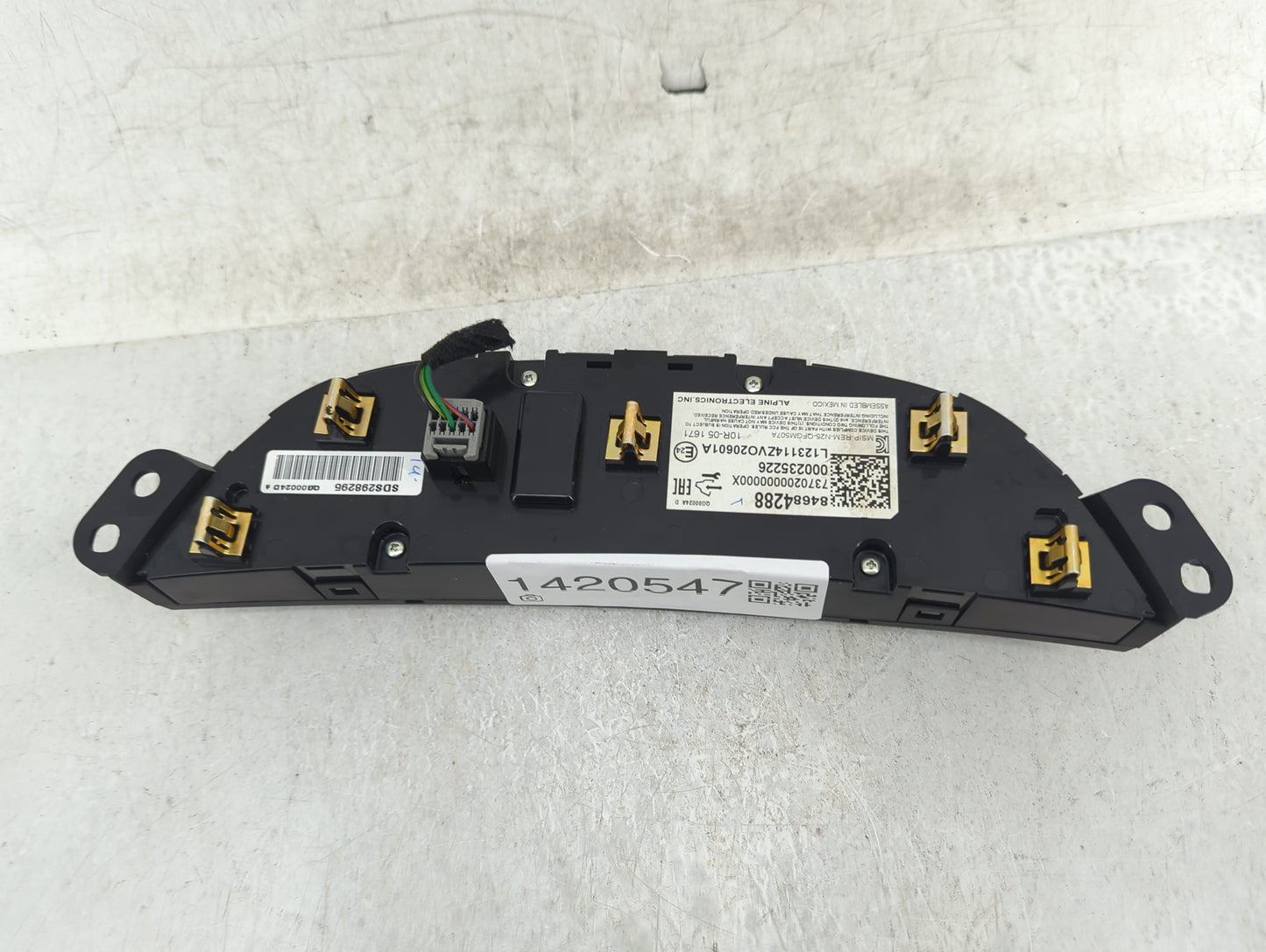2018-2021 Chevrolet Malibu Climate Control Module Temperature AC/Heater Replacement P/N:84684288 Fits Fits 2018 2019 2020 20