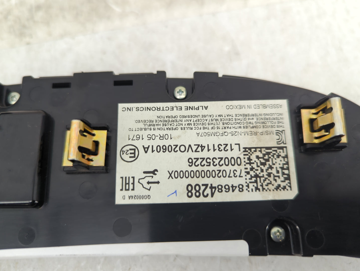 2018-2021 Chevrolet Malibu Climate Control Module Temperature AC/Heater Replacement P/N:84684288 Fits Fits 2018 2019 2020 20