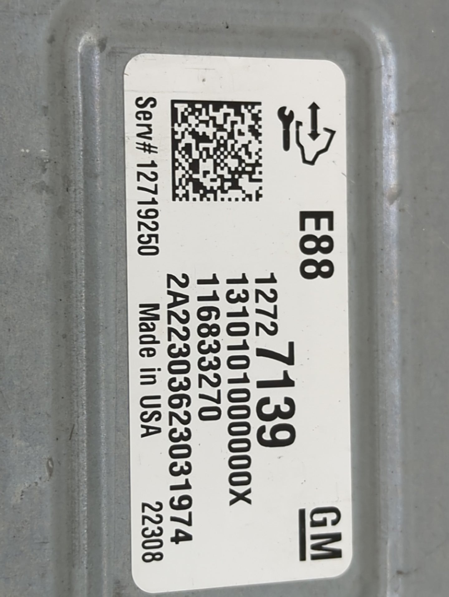 2020-2021 Chevrolet Malibu PCM Engine Control Computer ECU ECM PCU OEM P/N:12727139 12719250, A2C76590 Fits Fits 2020 2021 2