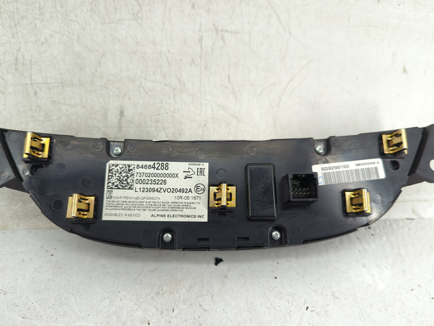 2018-2021 Chevrolet Malibu Climate Control Module Temperature AC/Heater Replacement P/N:84684288 Fits Fits 2018 2019 2020 20