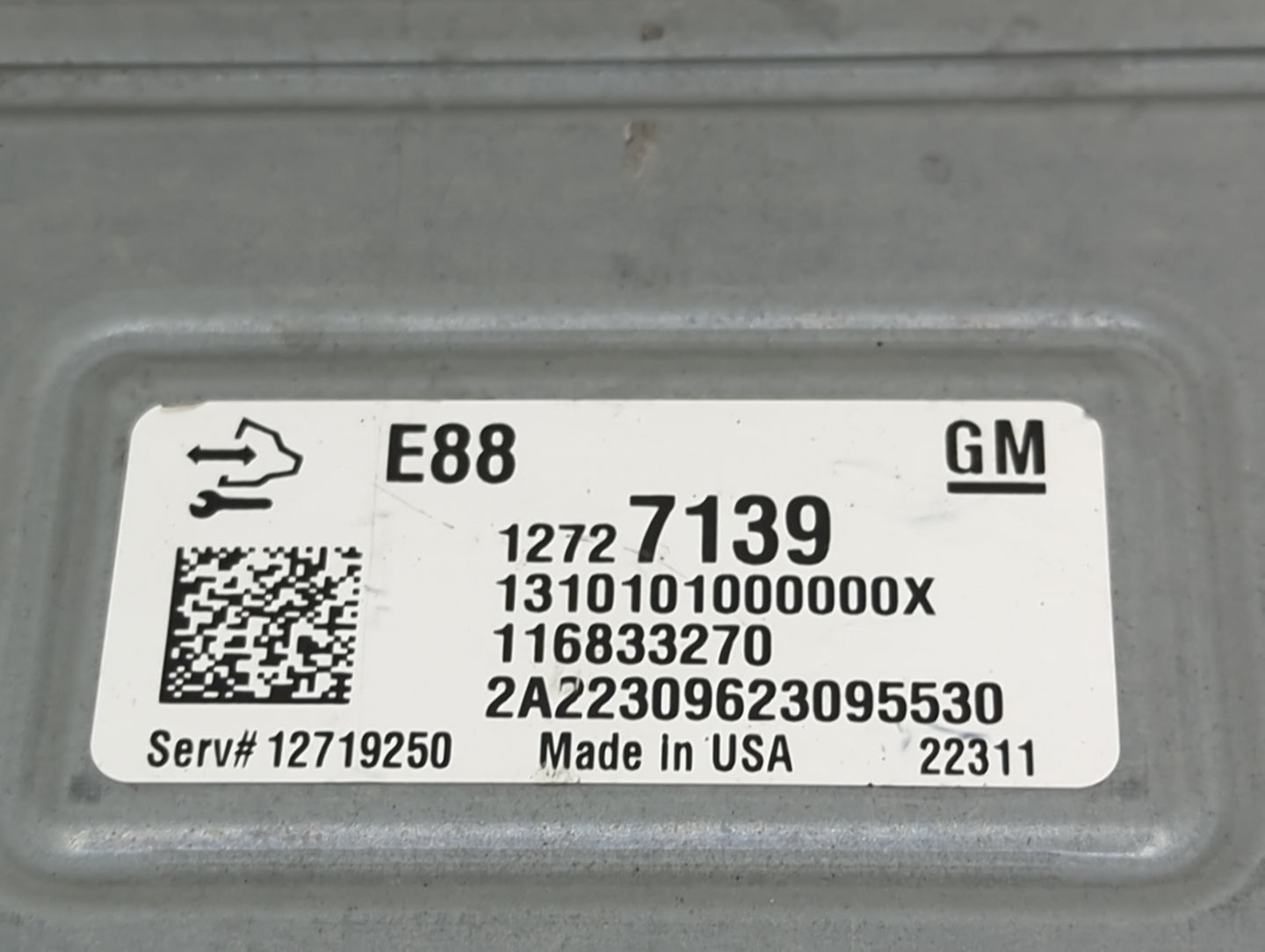 2020-2021 Chevrolet Malibu PCM Engine Control Computer ECU ECM PCU OEM P/N:12727139 12719250, A2C7745500 Fits Fits 2020 2021