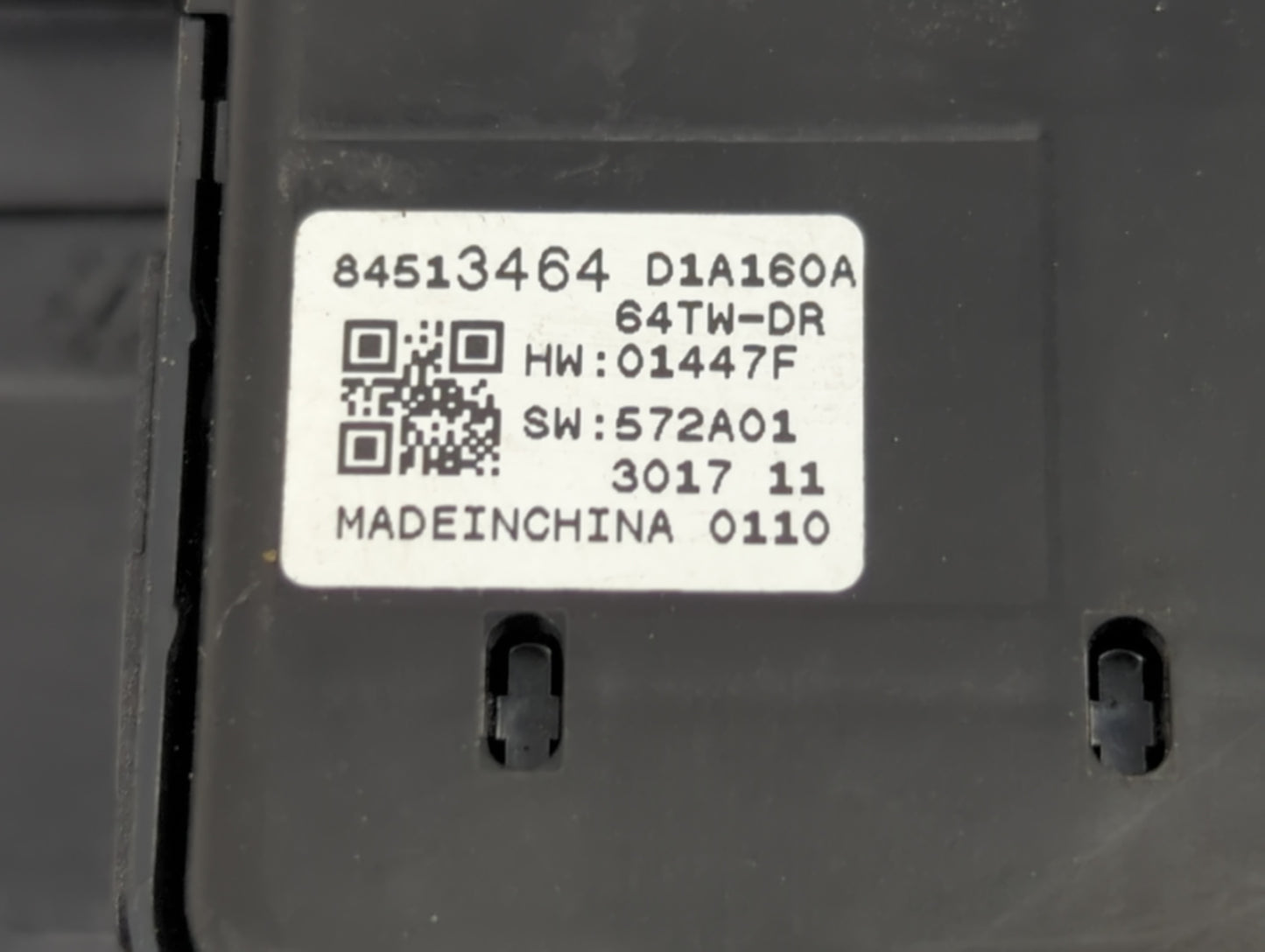 2016-2021 Chevrolet Malibu Master Power Window Switch Replacement Driver Side Left P/N:84513464 Fits OEM Used Auto Parts - O