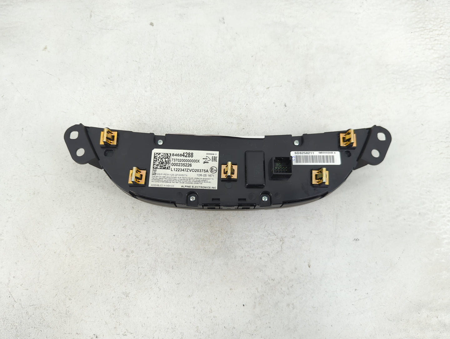 2018-2021 Chevrolet Malibu Climate Control Module Temperature AC/Heater Replacement P/N:84684288 23467707 Fits OEM Used Auto