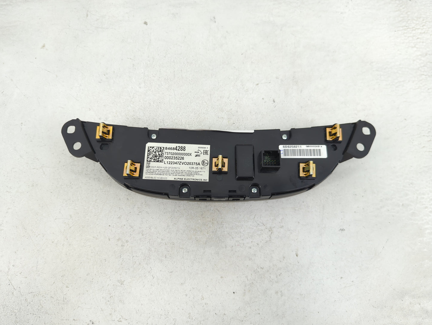 2018-2021 Chevrolet Malibu Climate Control Module Temperature AC/Heater Replacement P/N:84684288 23467707 Fits OEM Used Auto