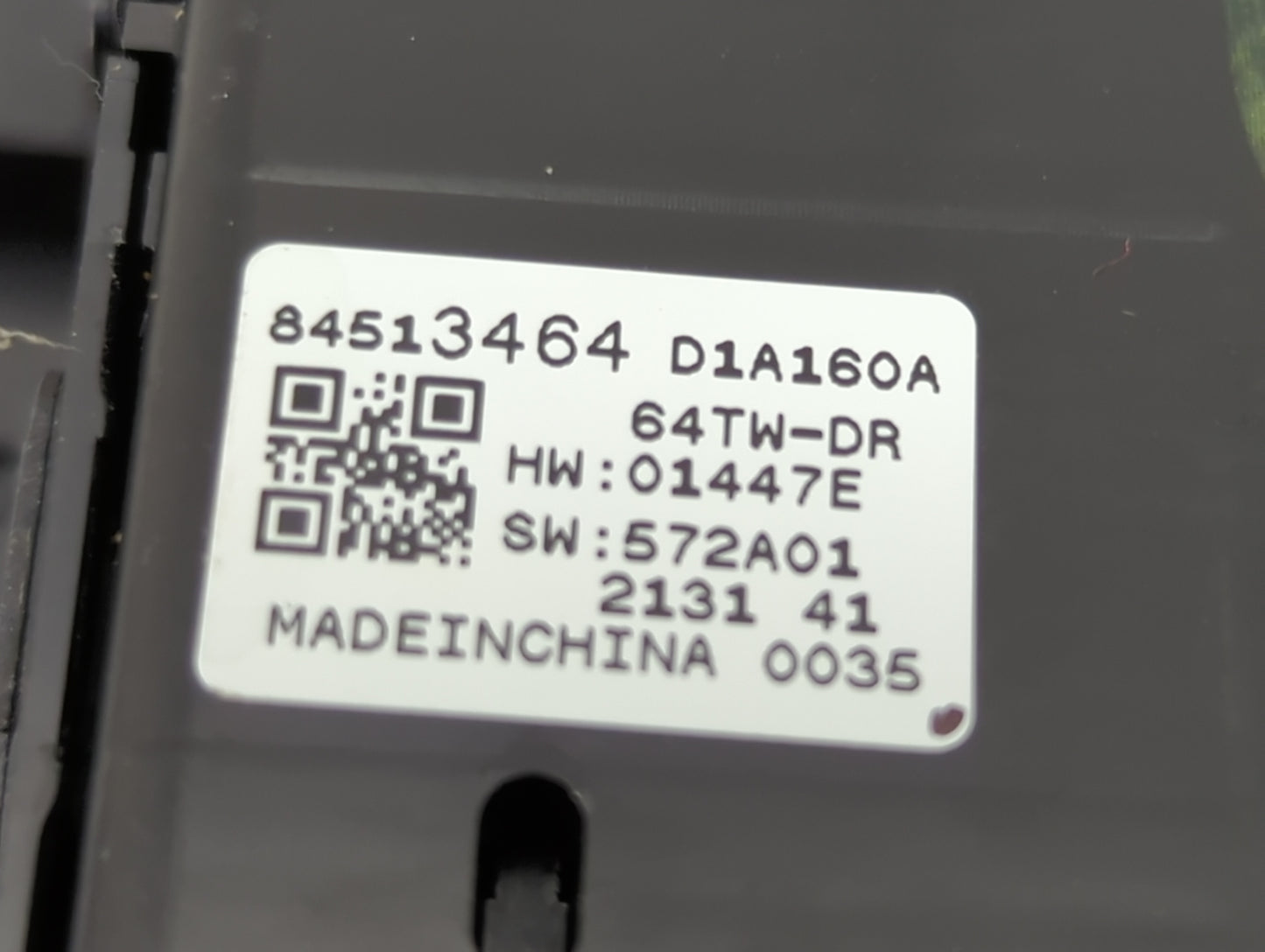 2016-2021 Chevrolet Malibu Master Power Window Switch Replacement Driver Side Left P/N:84513464 D1A160A Fits OEM Used Auto P