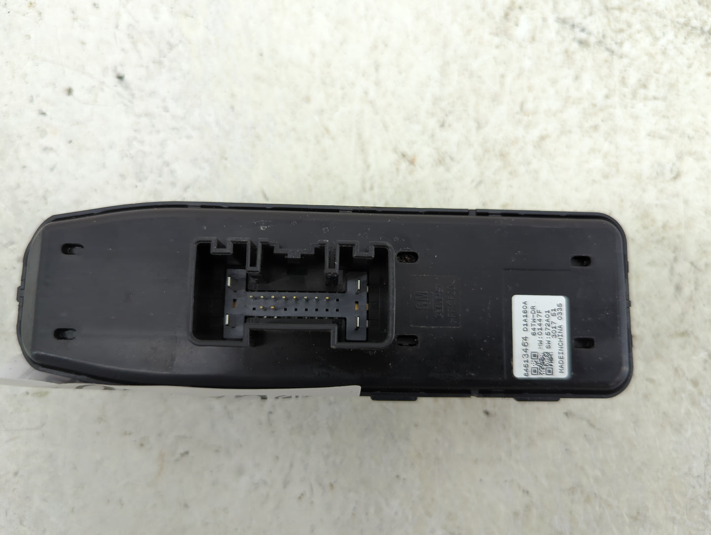2016-2021 Chevrolet Malibu Master Power Window Switch Replacement Driver Side Left P/N:84513464 D1A160A Fits OEM Used Auto P