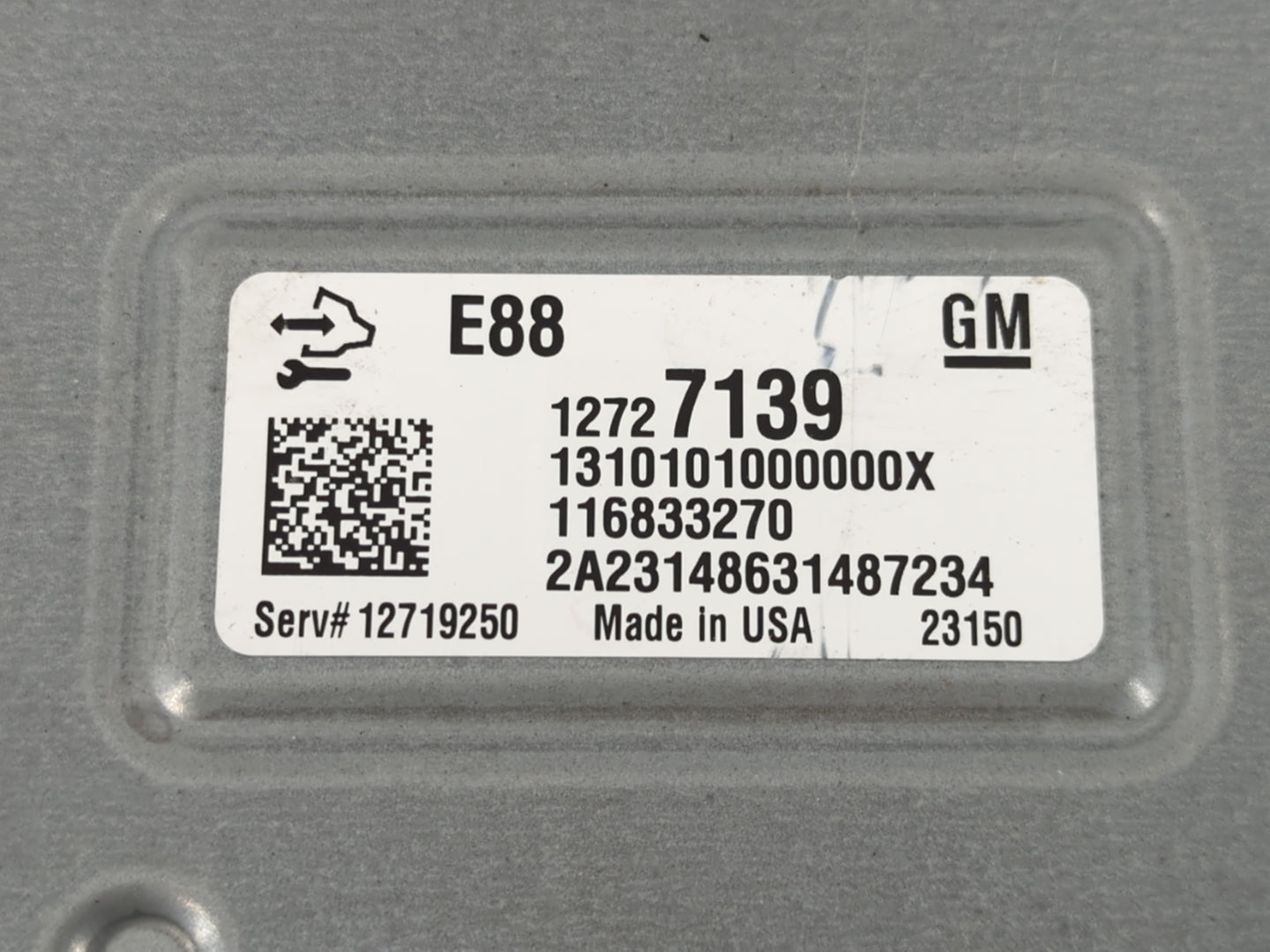 2020-2021 Chevrolet Malibu PCM Engine Control Computer ECU ECM PCU OEM P/N:12727139 Fits Fits 2020 2021 2022 OEM Used Auto P
