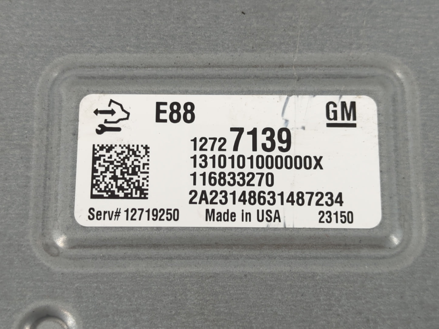 2020-2021 Chevrolet Malibu PCM Engine Control Computer ECU ECM PCU OEM P/N:12727139 Fits Fits 2020 2021 2022 OEM Used Auto P