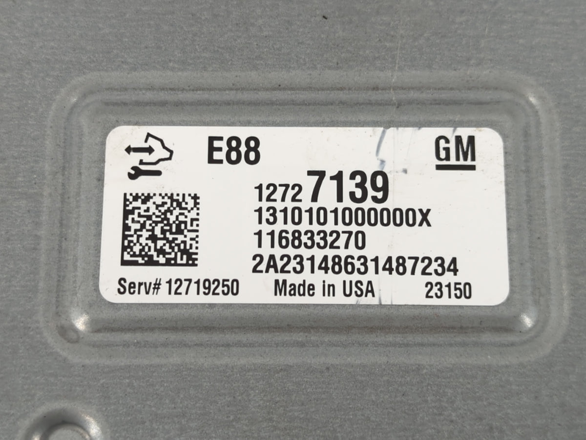 2020-2021 Chevrolet Malibu PCM Engine Control Computer ECU ECM PCU OEM P/N:12727139 Fits 2020 2021 2022 OEM Used Auto Parts 