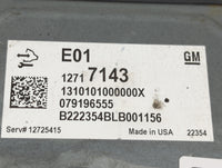 2023 Chevrolet Silverado 1500 PCM Engine Control Computer ECU ECM PCU OEM P/N:079196555 12717143 Fits OEM Used Auto Parts - 