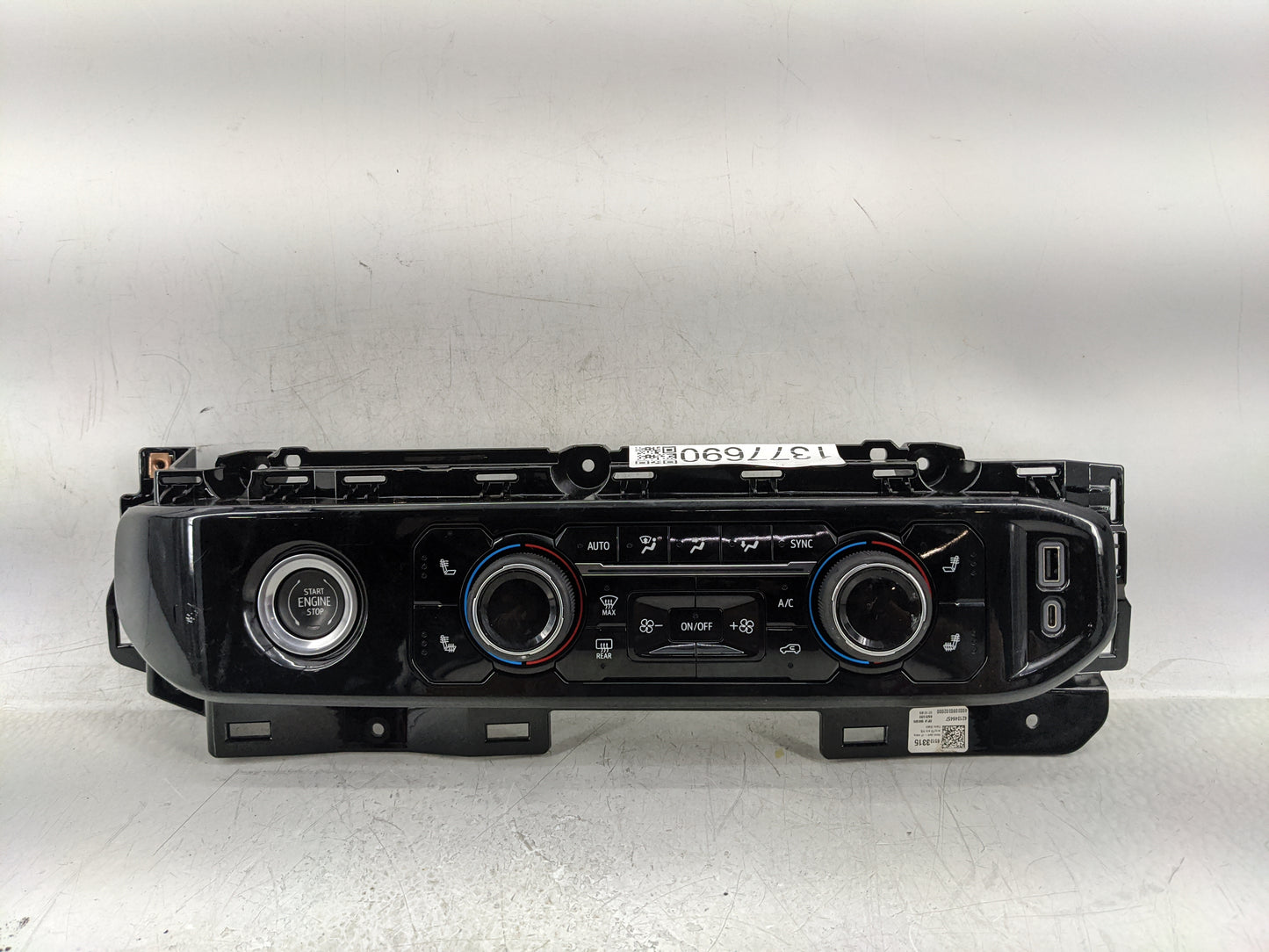 2023 Chevrolet Silverado 1500 Climate Control Module Temperature AC/Heater Replacement P/N:000235226 87840691 Fits OEM Used 