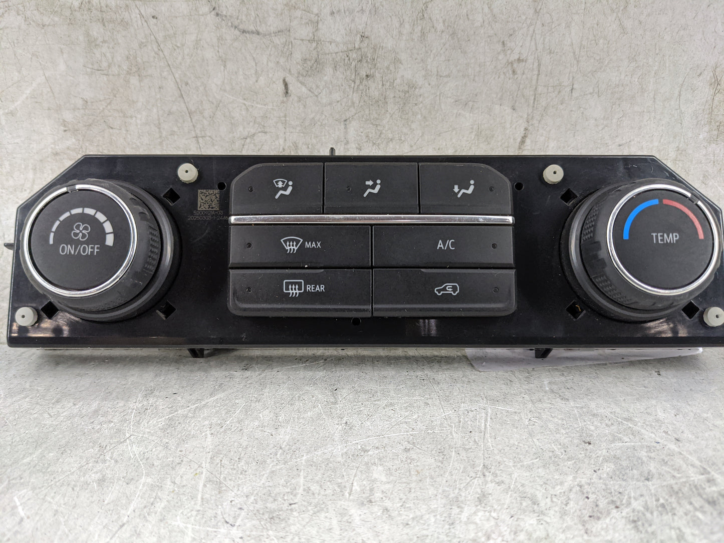 2023 Chevrolet Silverado 1500 Pickup Climate Control Module Temperature AC/Heater Replacement P/N:252683090 2GA4398267 Fits 