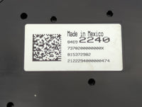 2023 Chevrolet Silverado 2500 Climate Control Module Temperature AC/Heater Replacement P/N:815372982 84692240 Fits Fits 2020
