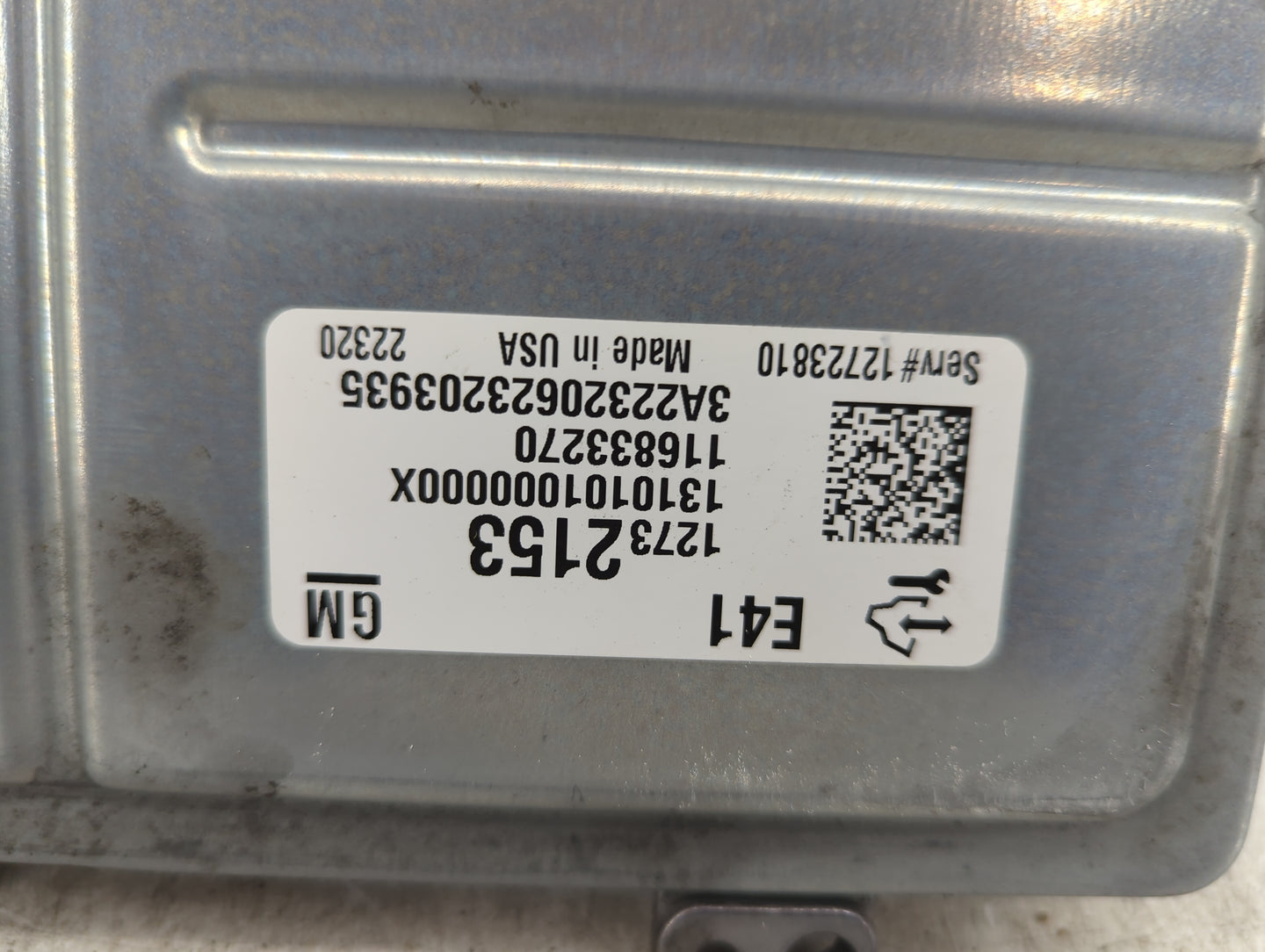 2023 Chevrolet Silverado 2500 PCM Engine Control Computer ECU ECM PCU OEM P/N:12732153 Fits OEM Used Auto Parts - Oemusedaut