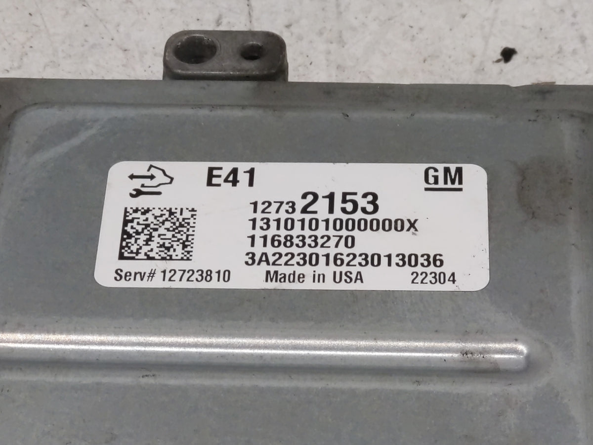 2023 Chevrolet Silverado 2500 PCM Engine Control Computer ECU ECM PCU OEM P/N:116833270 12732153 OEM Used Auto Parts - Oemus