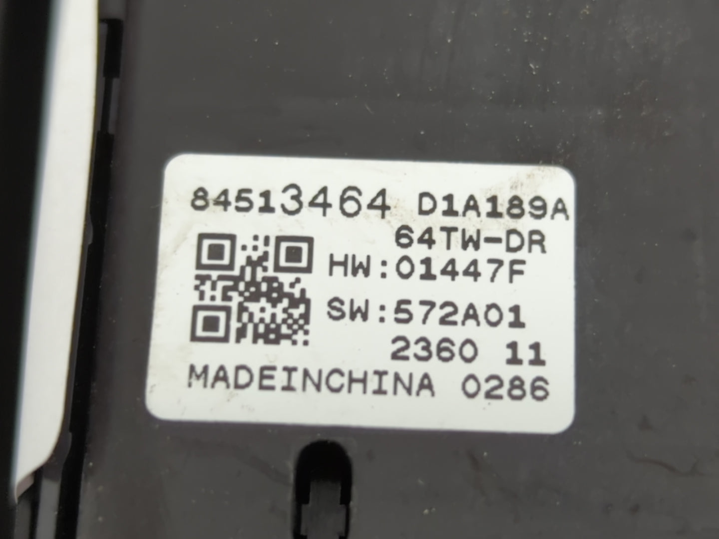 2021-2022 Chevrolet Trailblazer Master Power Window Switch Replacement Driver Side Left P/N:84513464 Fits OEM Used Auto Part
