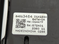 2021-2022 Chevrolet Trailblazer Master Power Window Switch Replacement Driver Side Left P/N:84513464 Fits OEM Used Auto Part