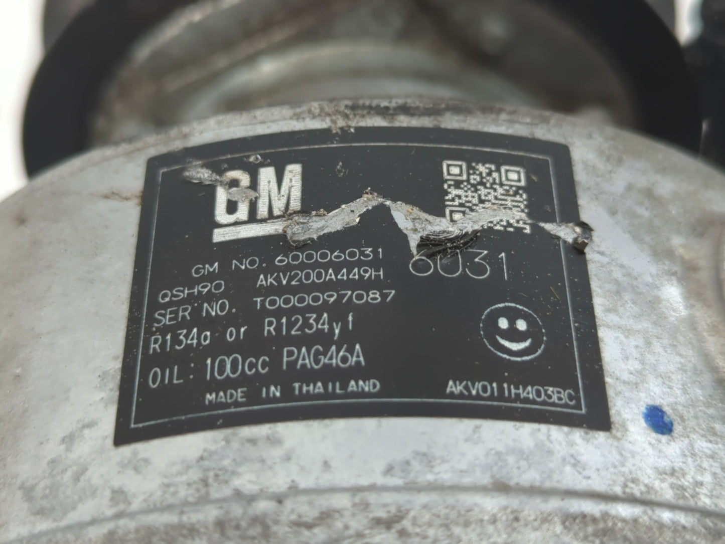 2021-2022 Chevrolet Trailblazer Air Conditioning A/c Ac Compressor Oem - Oemusedautoparts1.com