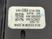2018-2022 Chevrolet Traverse Master Power Window Switch Replacement Driver Side Left P/N:84513464 Fits OEM Used Auto Parts -
