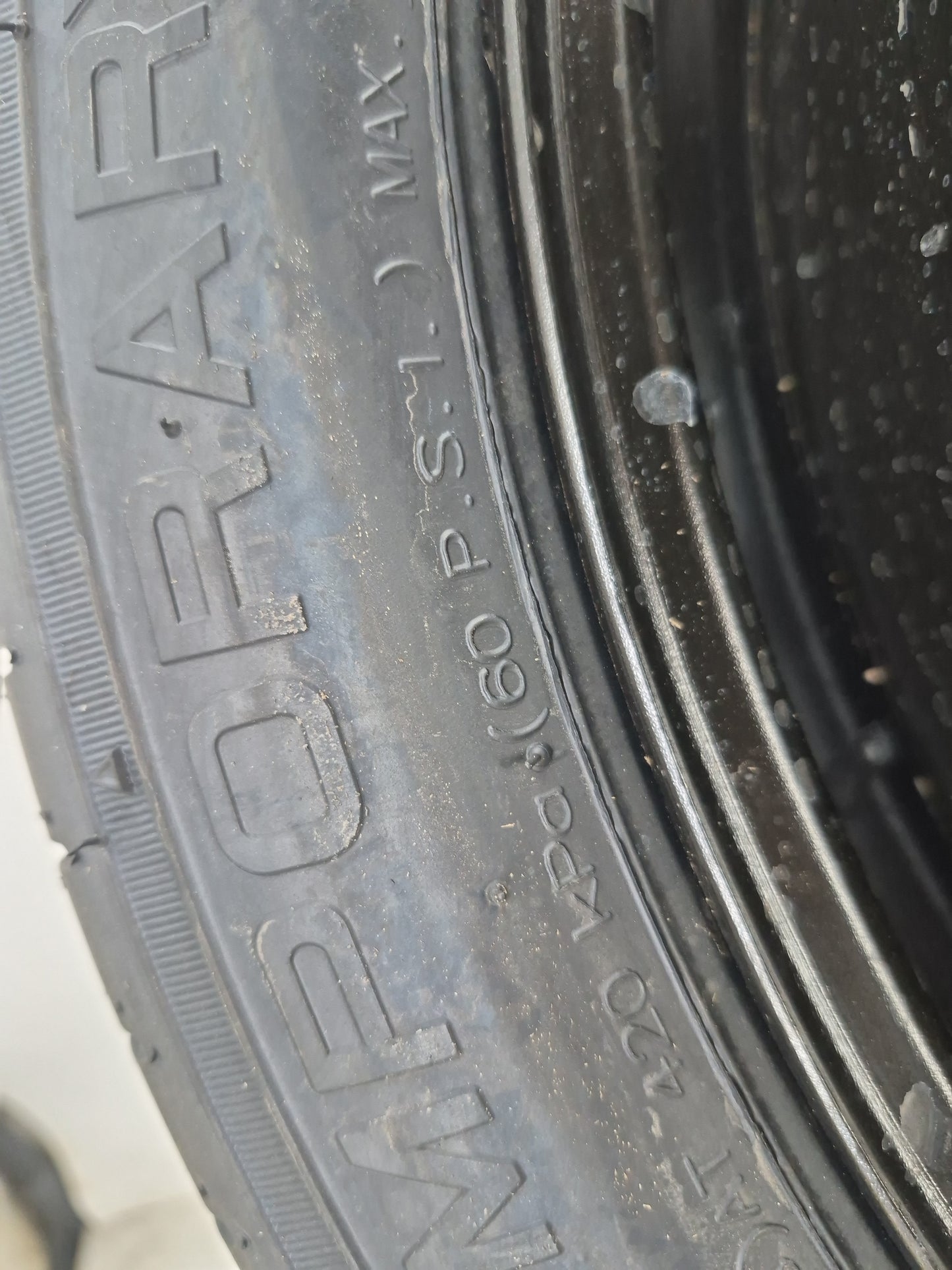 2018-2022 Chevrolet Traverse Spare Donut Tire Wheel Rim Oem Black - Oemusedautoparts1.com