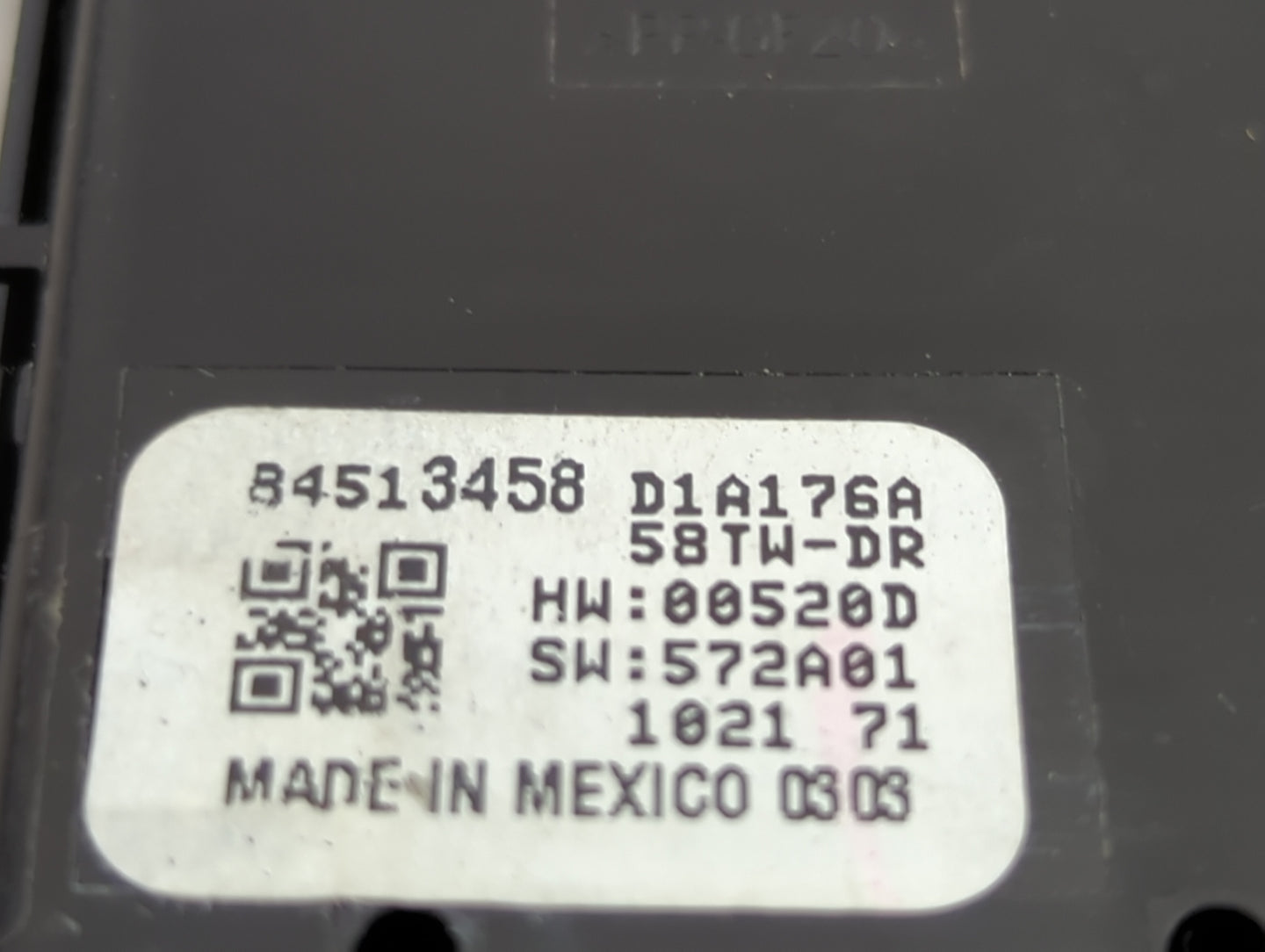 2023 Chevrolet Traverse Master Power Window Switch Replacement Driver Side Left P/N:84513458 84512940 Fits OEM Used Auto Par