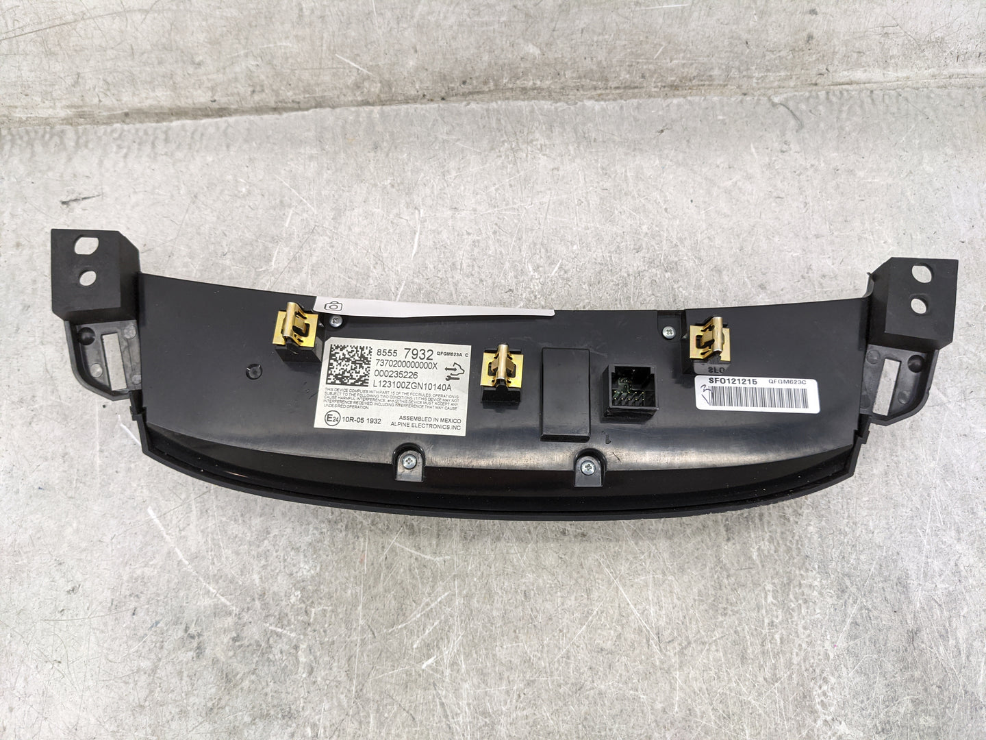 2023 Chevrolet Traverse Climate Control Module Temperature AC/Heater Replacement P/N:85557932 QFGM623A, 7370200000000X Fits 