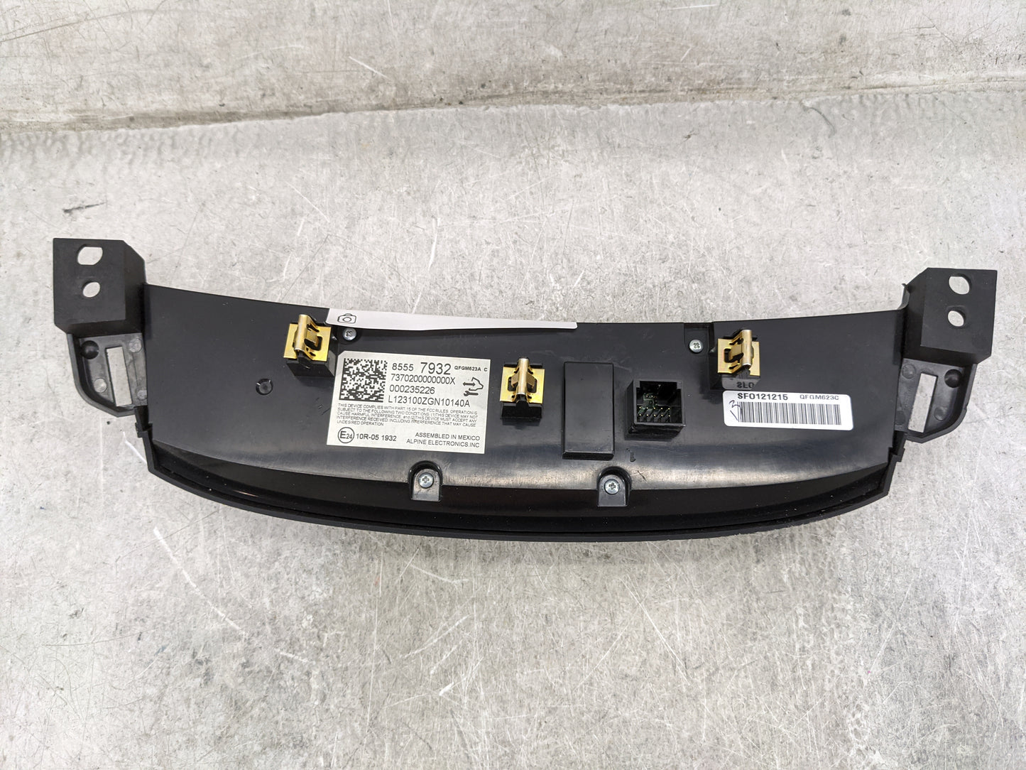 2023 Chevrolet Traverse Climate Control Module Temperature AC/Heater Replacement P/N:85557932 QFGM623A, 7370200000000X Fits 