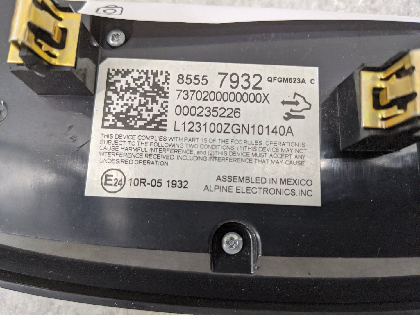 2023 Chevrolet Traverse Climate Control Module Temperature AC/Heater Replacement P/N:85557932 QFGM623A, 7370200000000X Fits 
