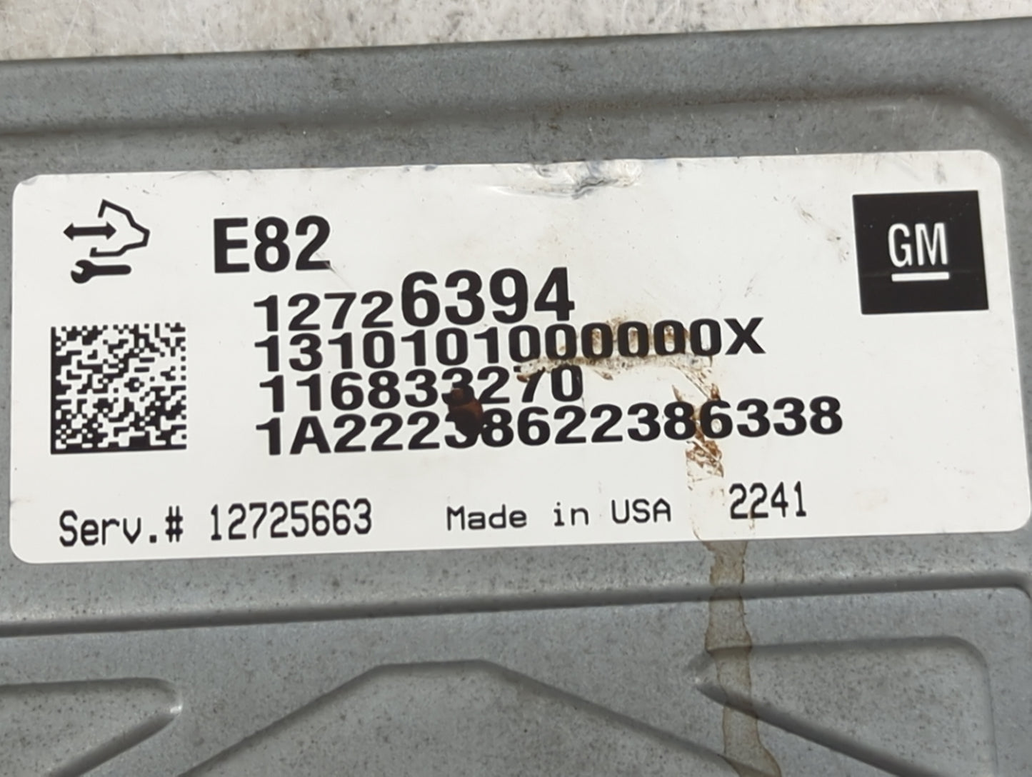 2018-2022 Chevrolet Traverse PCM Engine Control Computer ECU ECM PCU OEM P/N:12726394 12725663 Fits OEM Used Auto Parts - Oe