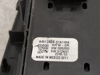 2023 Chevrolet Traverse Master Power Window Switch Replacement Driver Side Left P/N:84513464 Fits Fits 2019 2020 2021 2022 O