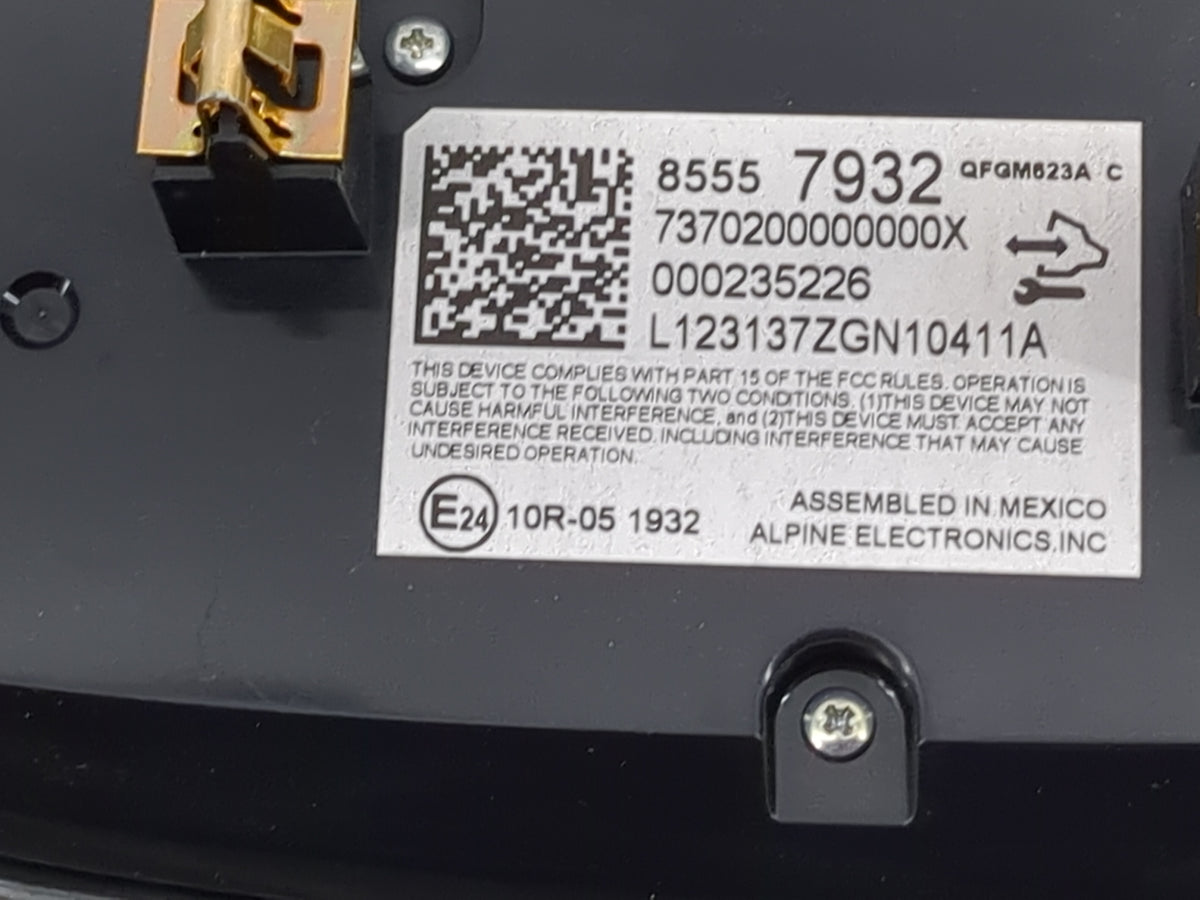 2023 Chevrolet Traverse Climate Control Module Temperature AC/Heater Replacement P/N:85557932 QFGM623A, 7370200000000X Fits 