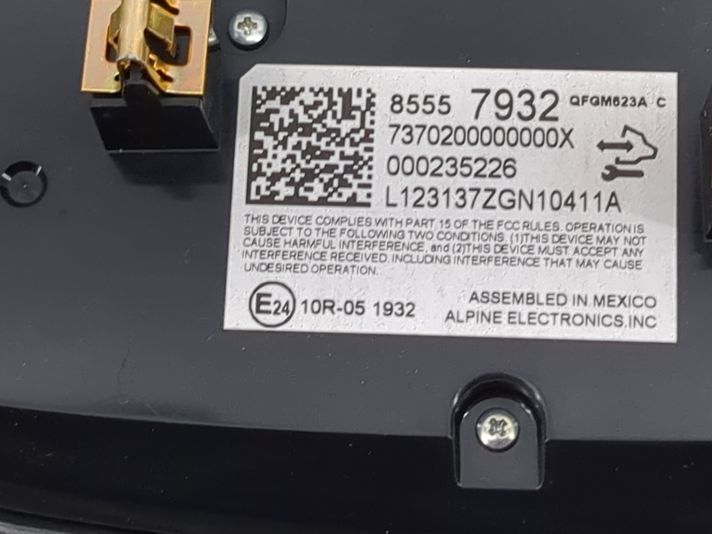 2023 Chevrolet Traverse Climate Control Module Temperature AC/Heater Replacement P/N:85557932 QFGM623A, 7370200000000X Fits 