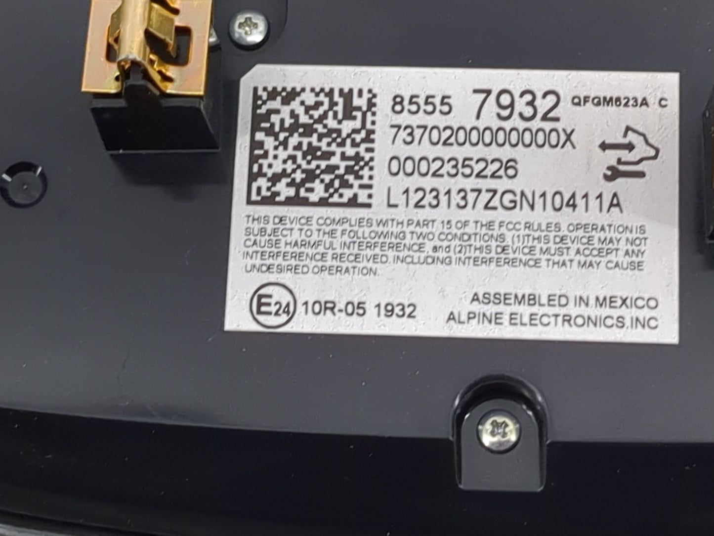 2023 Chevrolet Traverse Climate Control Module Temperature AC/Heater Replacement P/N:85557932 QFGM623A, 7370200000000X Fits 