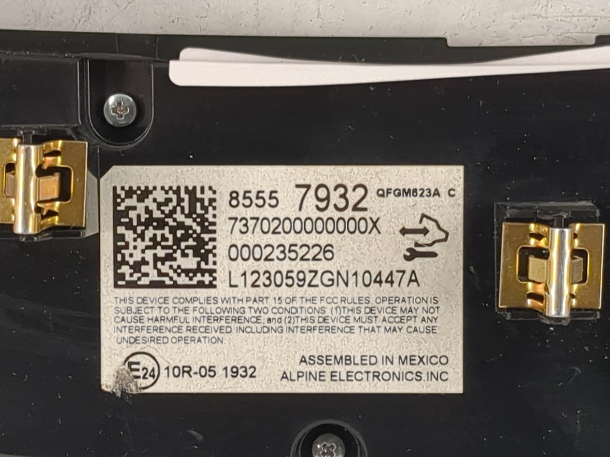 2023 Chevrolet Traverse Climate Control Module Temperature AC/Heater Replacement P/N:85557932 QFGM623A, SF0111427, QFGM673C 