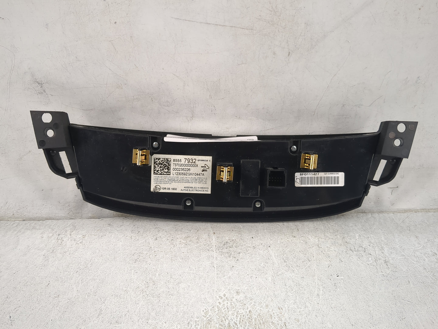 2023 Chevrolet Traverse Climate Control Module Temperature AC/Heater Replacement P/N:85557932 QFGM623A, SF0111427, QFGM673C 