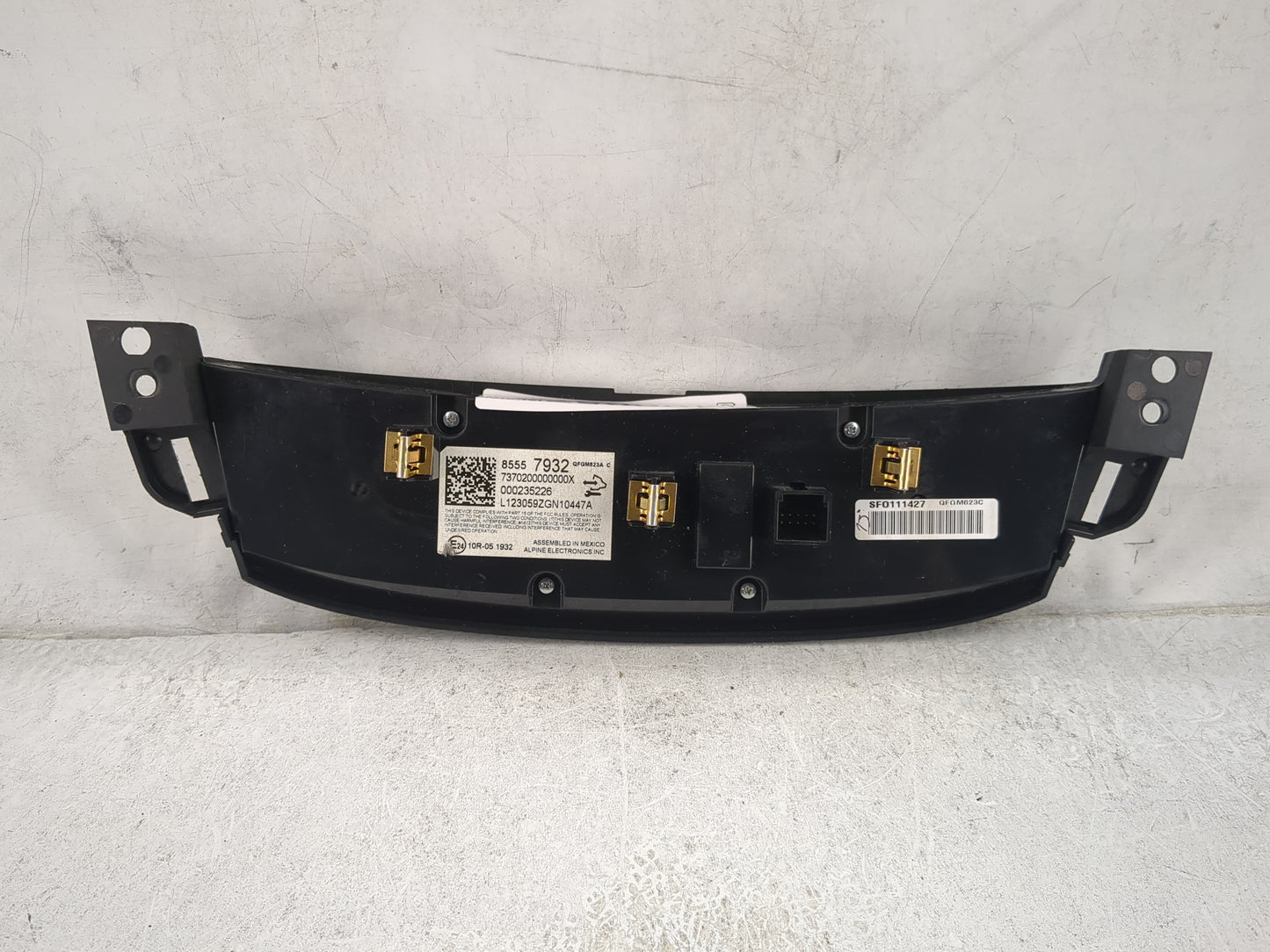 2023 Chevrolet Traverse Climate Control Module Temperature AC/Heater Replacement P/N:85557932 QFGM623A, SF0111427, QFGM673C 