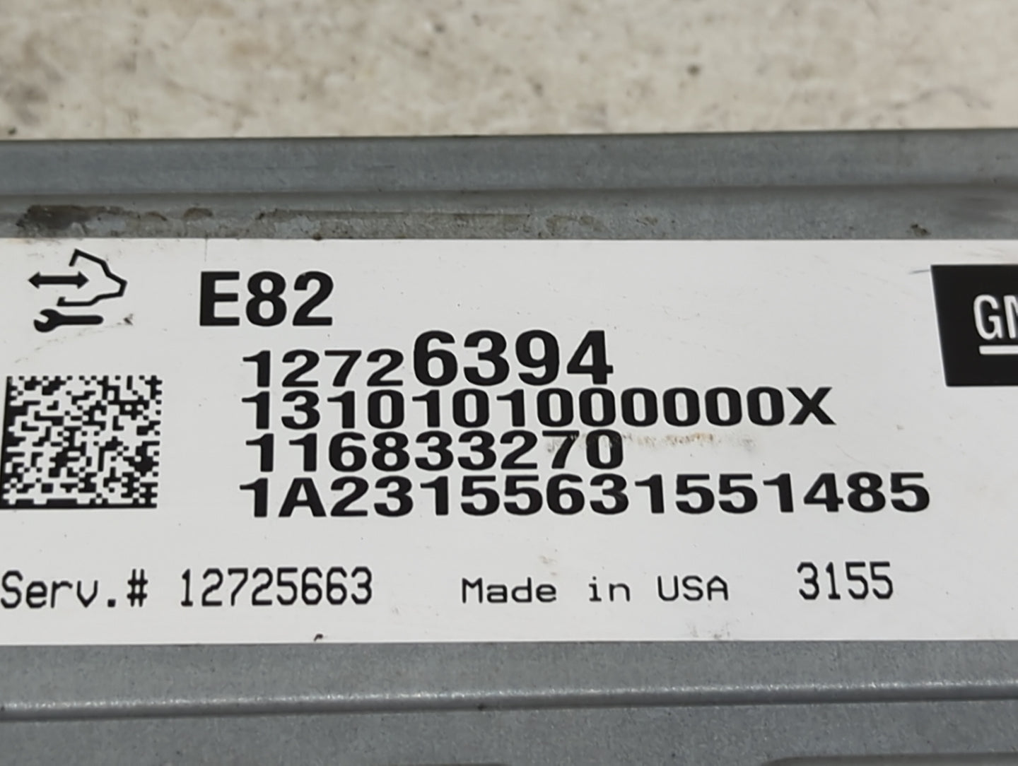 2023 Chevrolet Travrs PCM Engine Control Computer ECU ECM PCU OEM P/N:12726394 12725663 Fits OEM Used Auto Parts - Oemusedau
