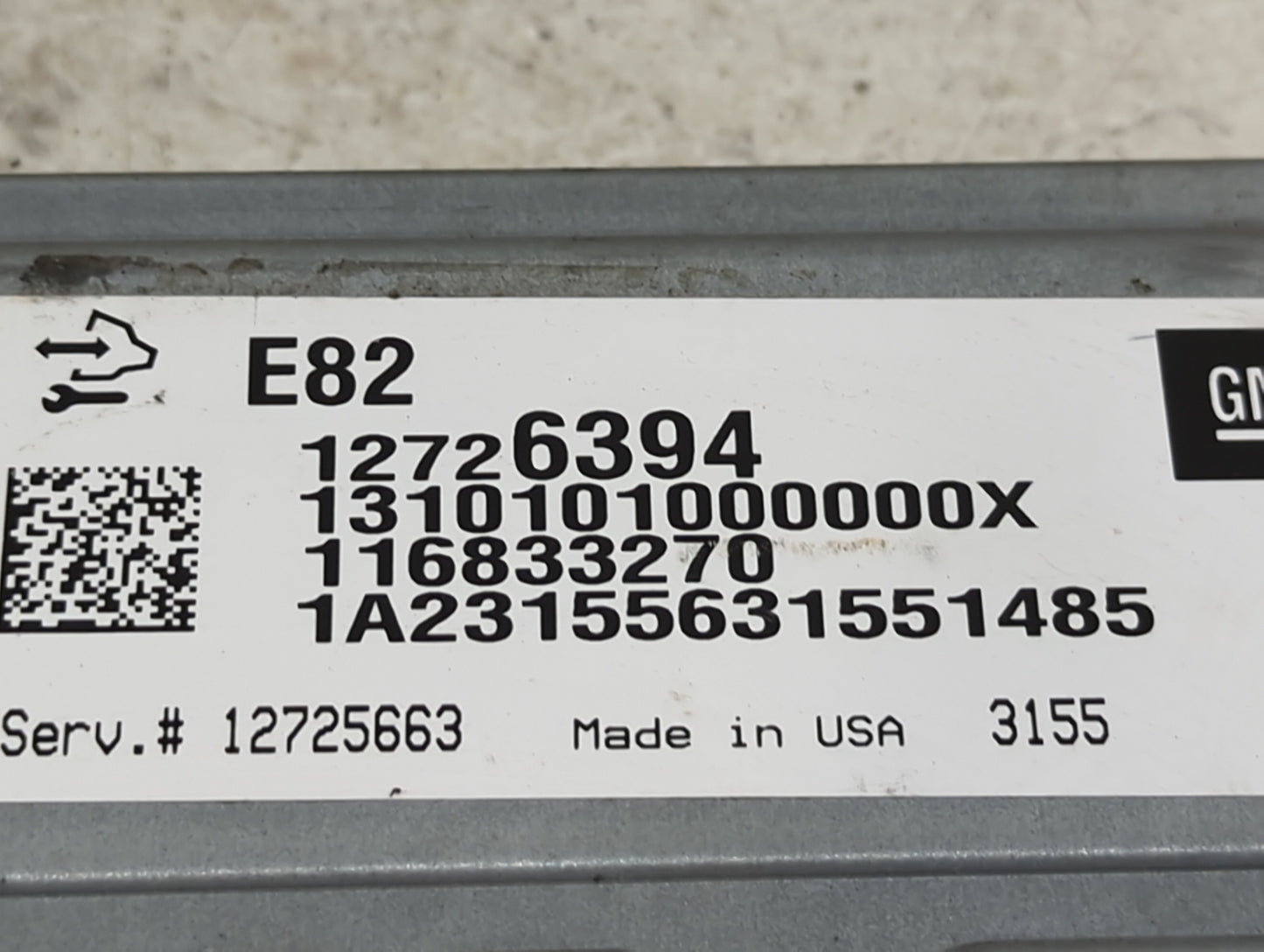 2023 Chevrolet Travrs PCM Engine Control Computer ECU ECM PCU OEM P/N:12726394 12725663 Fits OEM Used Auto Parts - Oemusedau