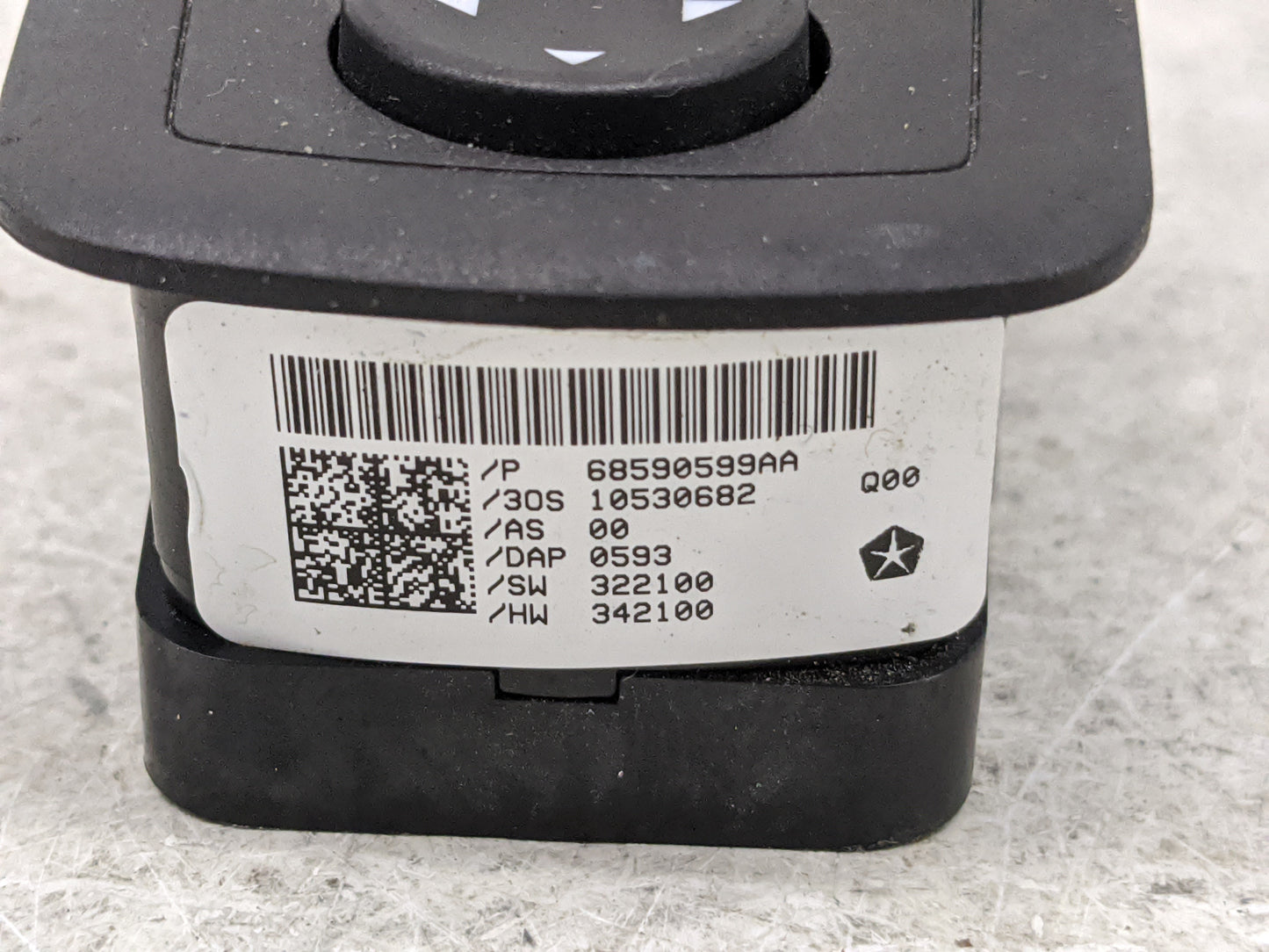 2017-2022 Chrysler Pacifica Master Power Window Switch Replacement Driver Side Left P/N:68590599AA Fits OEM Used Auto Parts 