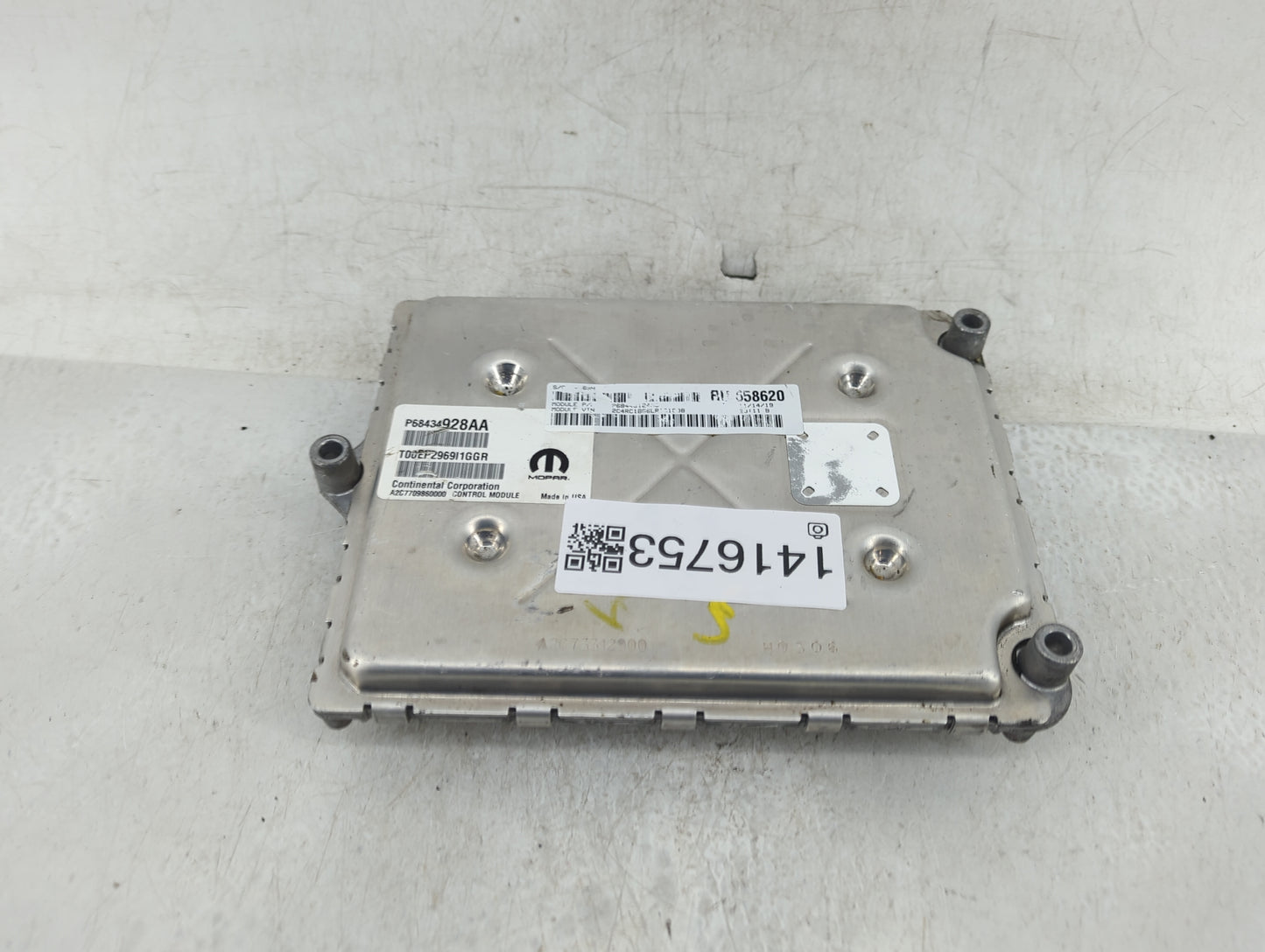 2020-2022 Chrysler Pacifica PCM Engine Control Computer ECU ECM PCU OEM P/N:68434928AC Fits Fits 2020 2021 2022 OEM Used Aut
