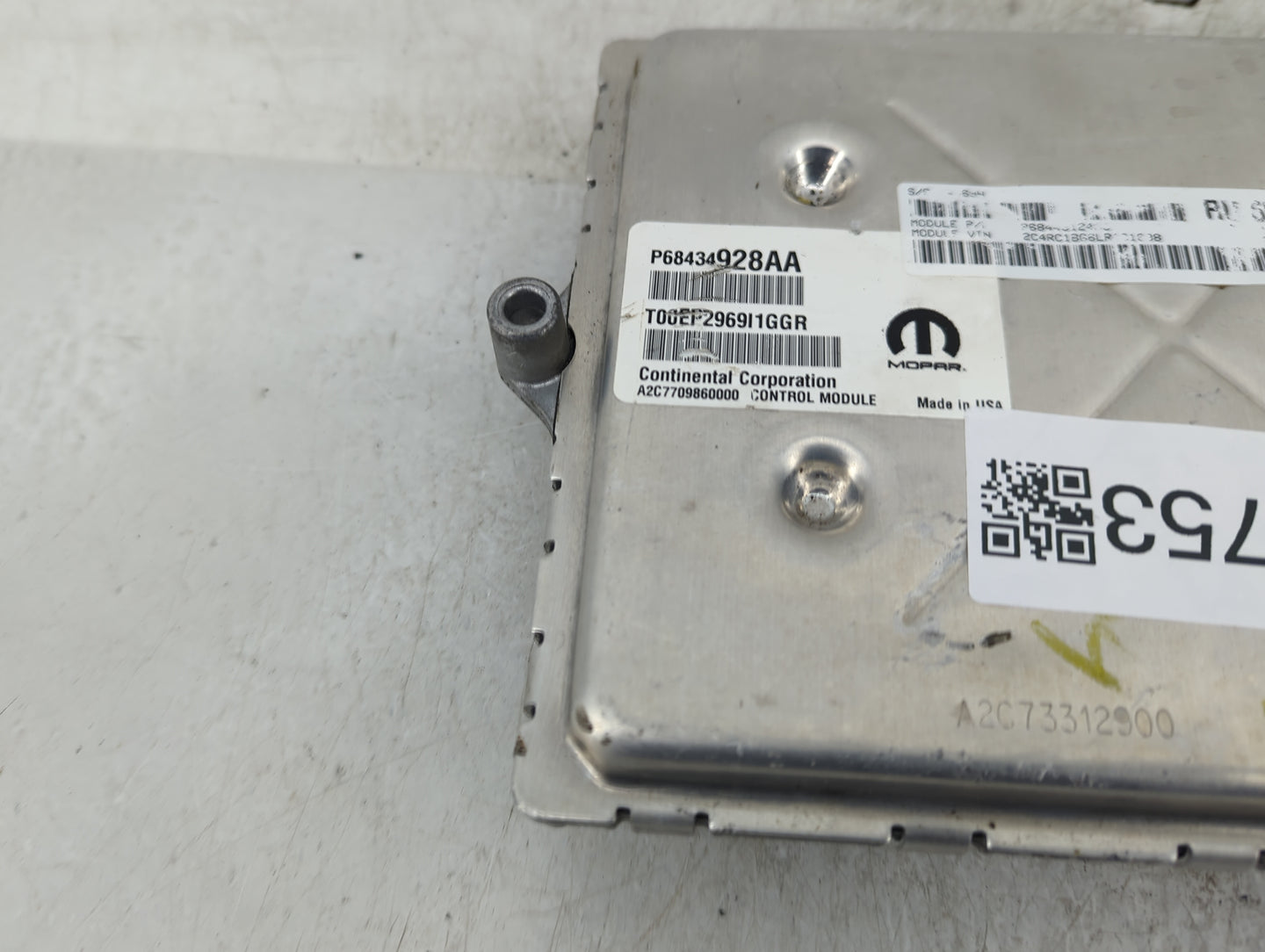 2020-2022 Chrysler Pacifica PCM Engine Control Computer ECU ECM PCU OEM P/N:68434928AC Fits Fits 2020 2021 2022 OEM Used Aut