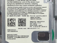 2023 Chrysler Voyager Information Display Screen - Oemusedautoparts1.com