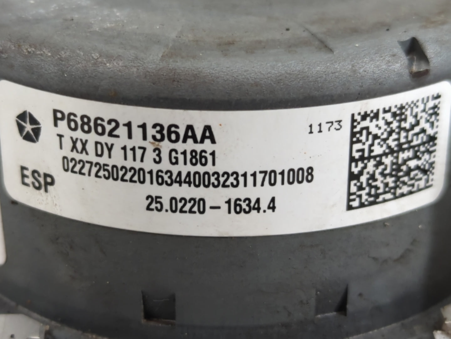 2018-2022 Dodge Challenger ABS Pump Control Module Replacement P/N:P68621136AA Fits Fits 2018 2019 2020 2021 2022 OEM Used A