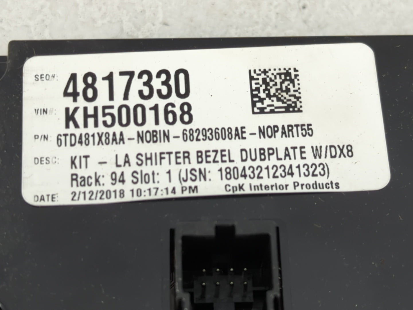 2023 Dodge Challenger Climate Control Module Temperature AC/Heater Replacement P/N:P68293608AE 68293608AE, 6TD481X8AA Fits O